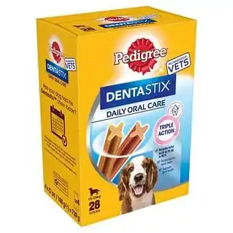 25kg Dentastix (56 Stuks) Voor Grote Honden Pedigree Hondensnacks