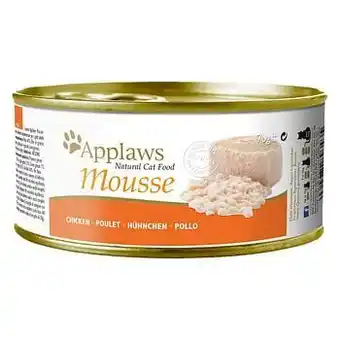 Zooplus 6x70g Mousse Zalm Applaws Kattenvoer aanbieding