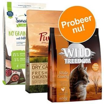 Gemengd Probeerpakket Graanvrij Droogvoer - Gemengd Probeerpakket