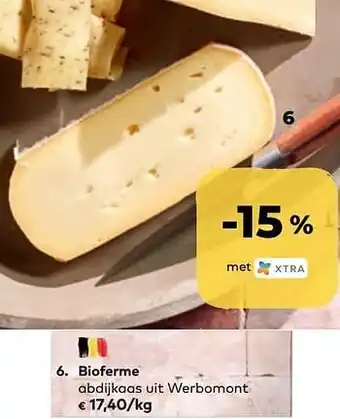 Bioferme abdijkaas uit werbomont