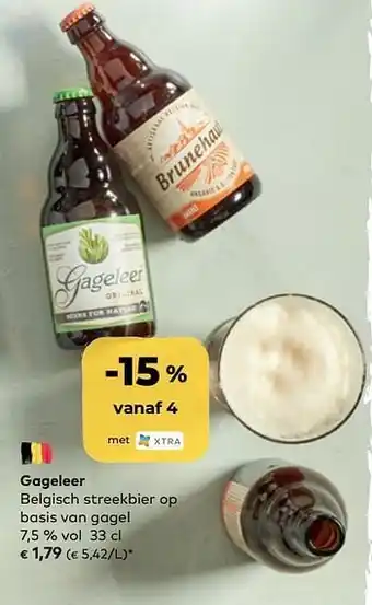 Gageleer belgisch streekbier op basis van gagel