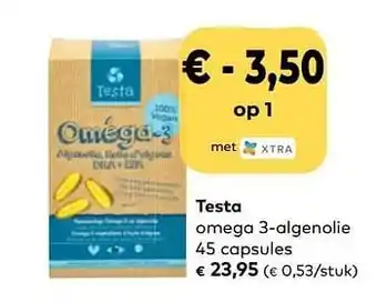 Bio Planet Testa omega 3-algenolie aanbieding
