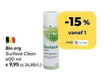 Bio org surface clean