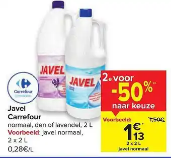 Carrefour Javel aanbieding