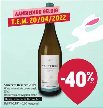 Delhaize Sancerre Réserve aanbieding
