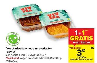Carrefour Vegetarische En Vegan Producten aanbieding