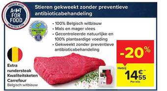 Carrefour Extra Rundersteak aanbieding