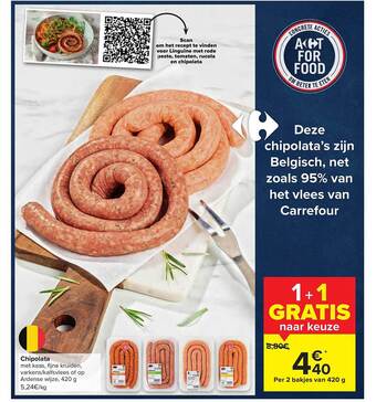 Carrefour Chipolata aanbieding