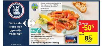 Carrefour Zalm Gravad Lax aanbieding