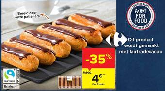 Carrefour Eclairs aanbieding