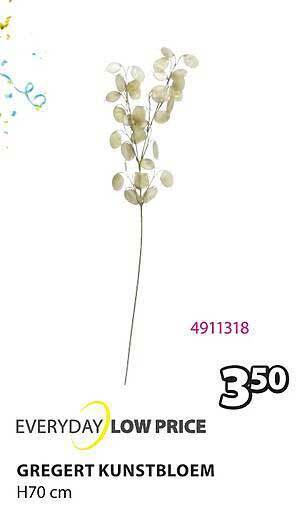 Jysk Gregert Kunstbloem aanbieding