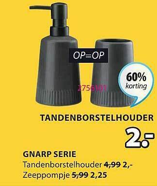 Jysk Tandenborstelhouder aanbieding