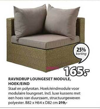 Ravndrup Loungeset Module, Hoek Eind