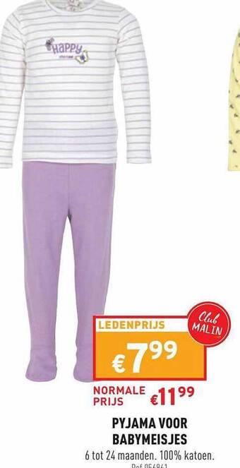 Trafic Pyjama Voor Babymeisjes aanbieding