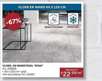 Zelfbouwmarkt Vloer En Wandtegel aanbieding