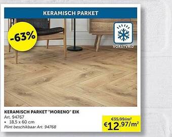 Zelfbouwmarkt Keramisch Parket aanbieding