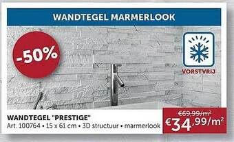 Zelfbouwmarkt Wandtegel aanbieding