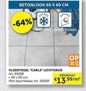 Zelfbouwmarkt Vloertegel aanbieding