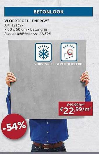 Zelfbouwmarkt Vloertegel aanbieding