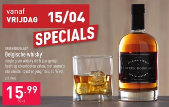 ALDI Green Douglas Belgische whisky aanbieding