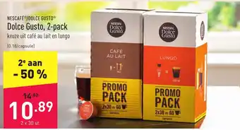ALDI Nescafe/Dolce Gusto, 2-pack aanbieding