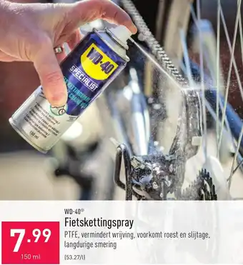 ALDI WD-40 Fietskettingspray aanbieding