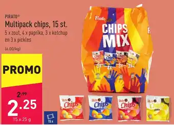 ALDI Pirato Multipacks chips, 15 st. aanbieding