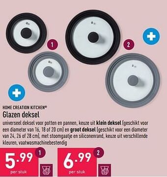ALDI Glazen deksel aanbieding