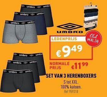 Trafic Set van 3 herenboxers aanbieding