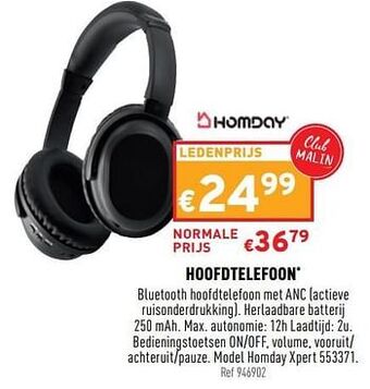 Trafic Hoofdtelefoon aanbieding