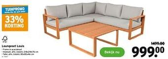 GAMMA Loungeset louis aanbieding