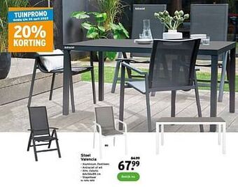 GAMMA Stoel valencia aanbieding
