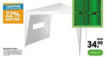 GAMMA Partytent caribe aanbieding