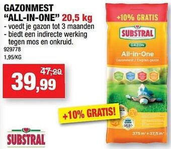 Hubo Gazonmest all-in-one aanbieding
