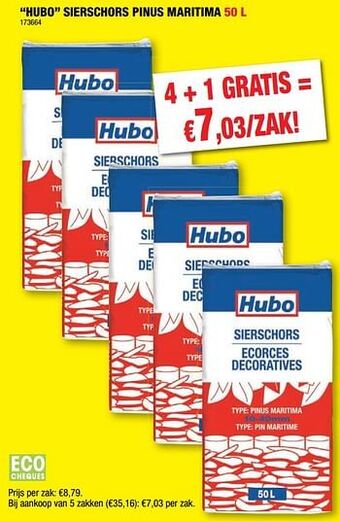 Hubo Hubo sierschors pinus maritima aanbieding