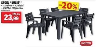 Hubo Stoel julie aanbieding