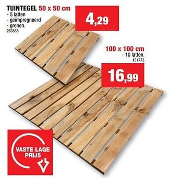 Hubo Tuintegel aanbieding