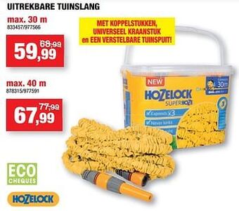 Hubo Uitrekbare tuinslang aanbieding