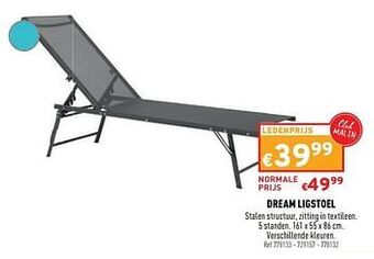 Trafic Dream ligstoel aanbieding