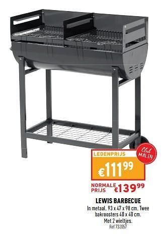 Trafic Lewis barbecue aanbieding