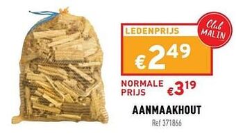 Trafic Aanmaakhout aanbieding