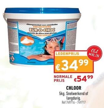 Trafic Chloor aanbieding