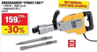 Hubo Powerplus breekhamer powx11861 aanbieding