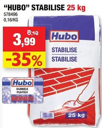 Hubo Hubo stabilise aanbieding
