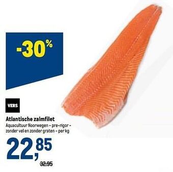 Makro Atlantische zalmfilet aanbieding