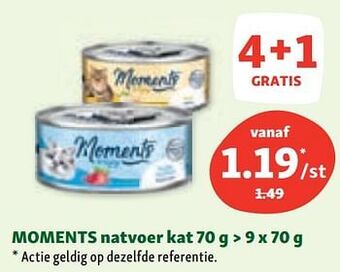 Maxi Zoo Moments natvoer kat aanbieding