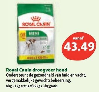 Maxi Zoo Royal canin droogvoer hond aanbieding