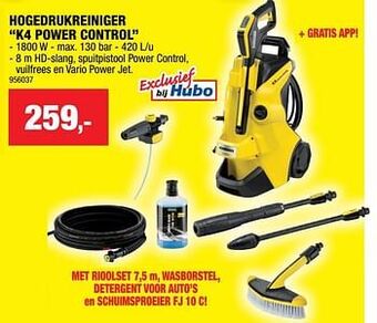 Hubo Kärcher hogedrukreiniger k4 power control aanbieding