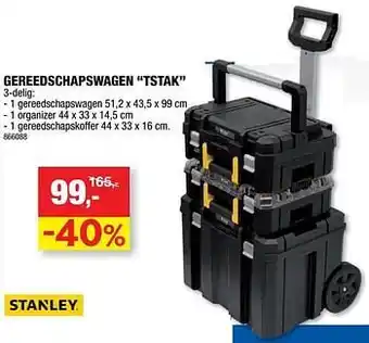 Hubo Gereedschapswagen tstak aanbieding