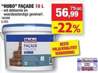 Hubo Hubo façade aanbieding